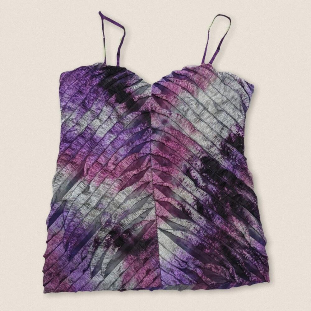 Y2K Studio Y Purple Gray Tank Top Size XL